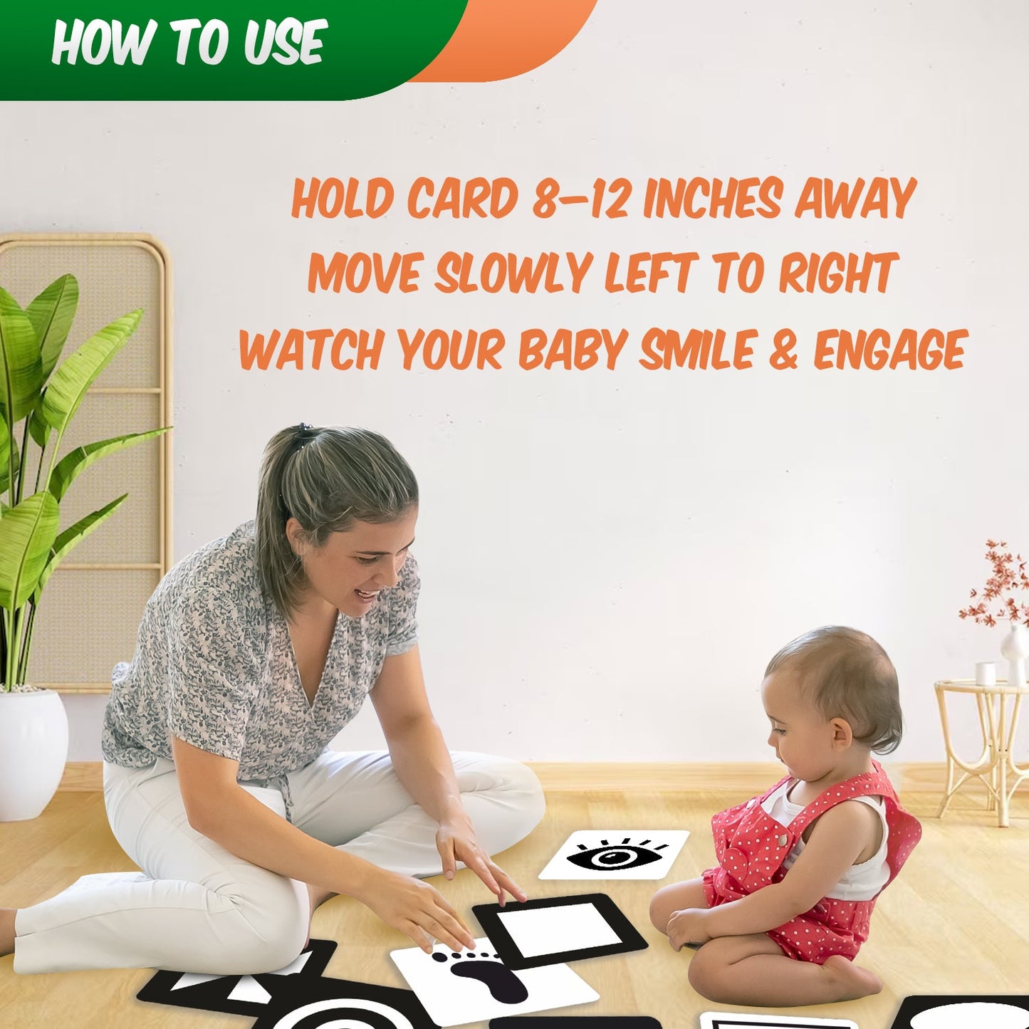 New Born Black and White Flash Cards