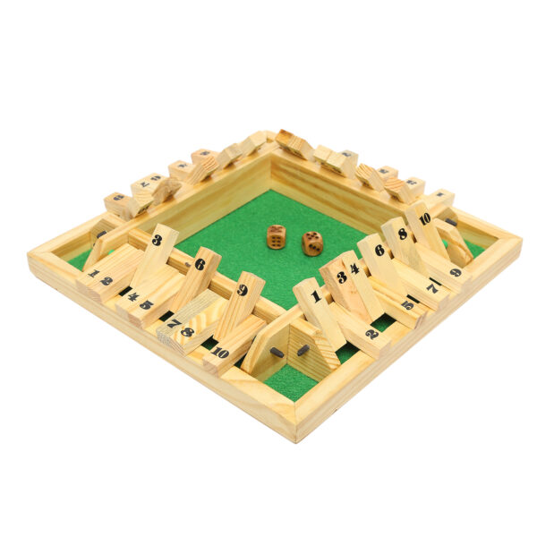 Shut The Box Wooden Dice Game